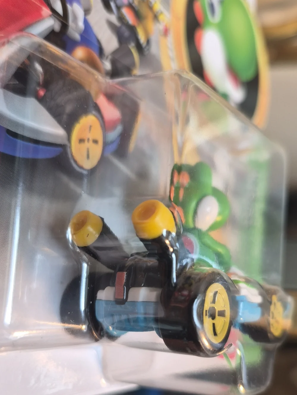 Mariokart × Mariokart Yoshi Standard Kart Car, 1:64, Green.